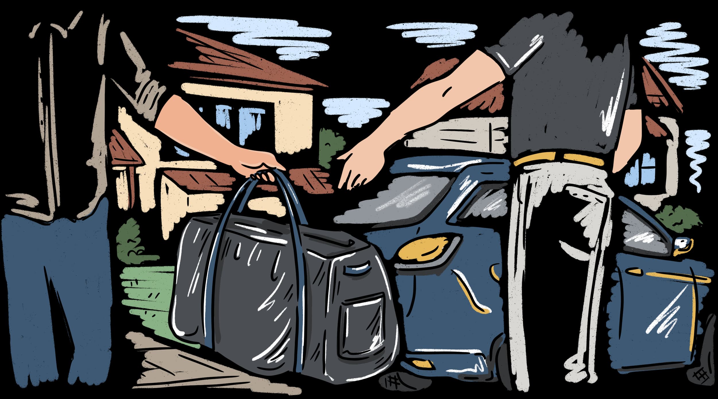 Wash and fold laundry service